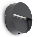 FARO 71960 - LED schodiskové svietidlo DUNE LED/3W/230V 2200/2700/3200/4000K IP65 antracitové okrúhle