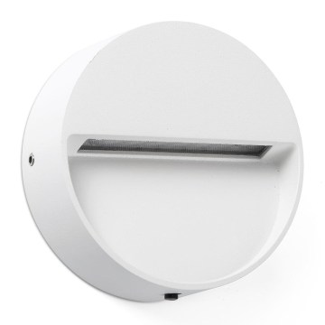 FARO 71961 - LED schodiskové svietidlo DUNE LED/3W/230V 2200/2700/3200/4000K IP65 biele guľaté