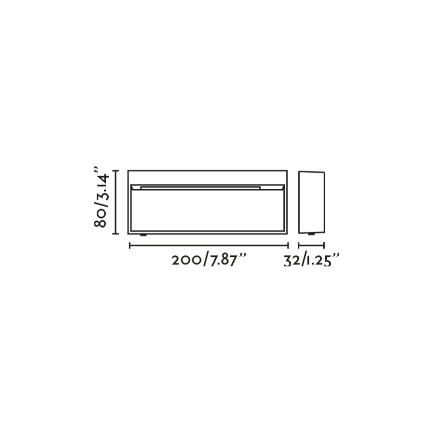 FARO 71966 - LED schodiskové svietidlo DUNE LED/6W/230V 2200/2700/3200/4000K IP65 antracit obdĺžnik