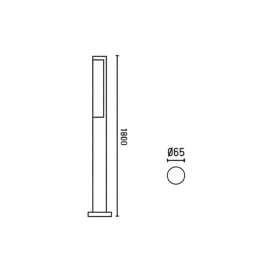 FARO 75524 - LED Vonkajšia lampa BERET-3 LED/16W/230V IP54