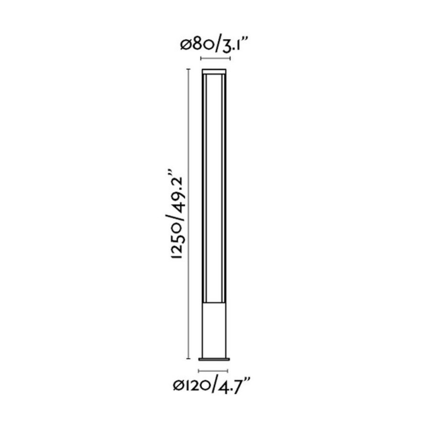 FARO 75601 - LED Vonkajšia lampa GROP-2 LED/18W/230V IP54