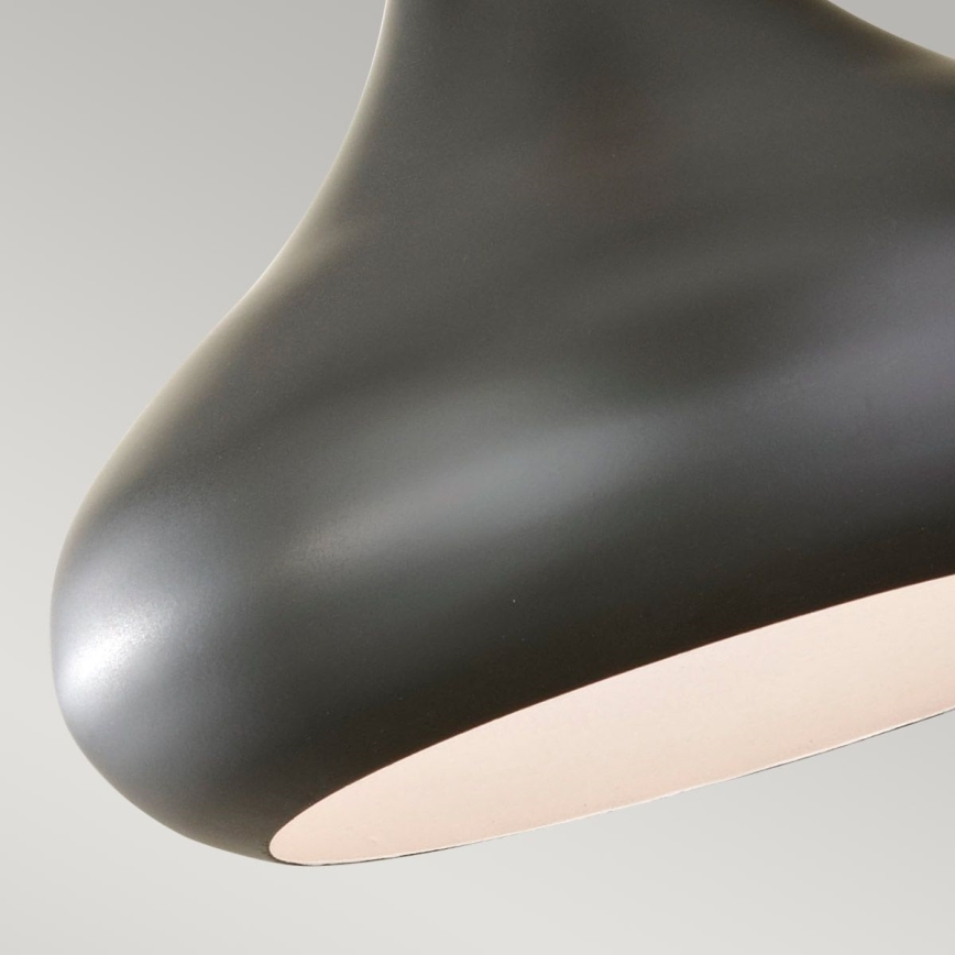 Feiss - Závesný luster BESO na lanku 1xE27/60W/230V pr. 25,4 cm čierna/medená