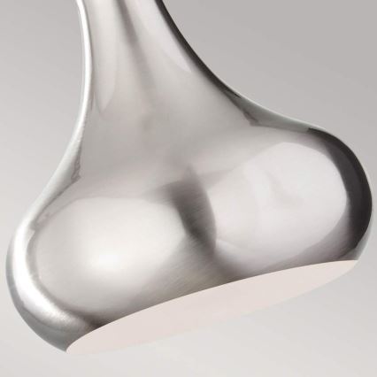 Feiss - Luster na lanku BESO 1xE27/60W/230V matný chróm/čierna