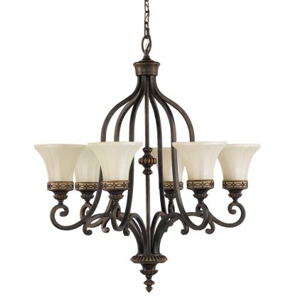 Feiss - Luster na reťazi DRAWING ROOM 6xE27/60W/230V