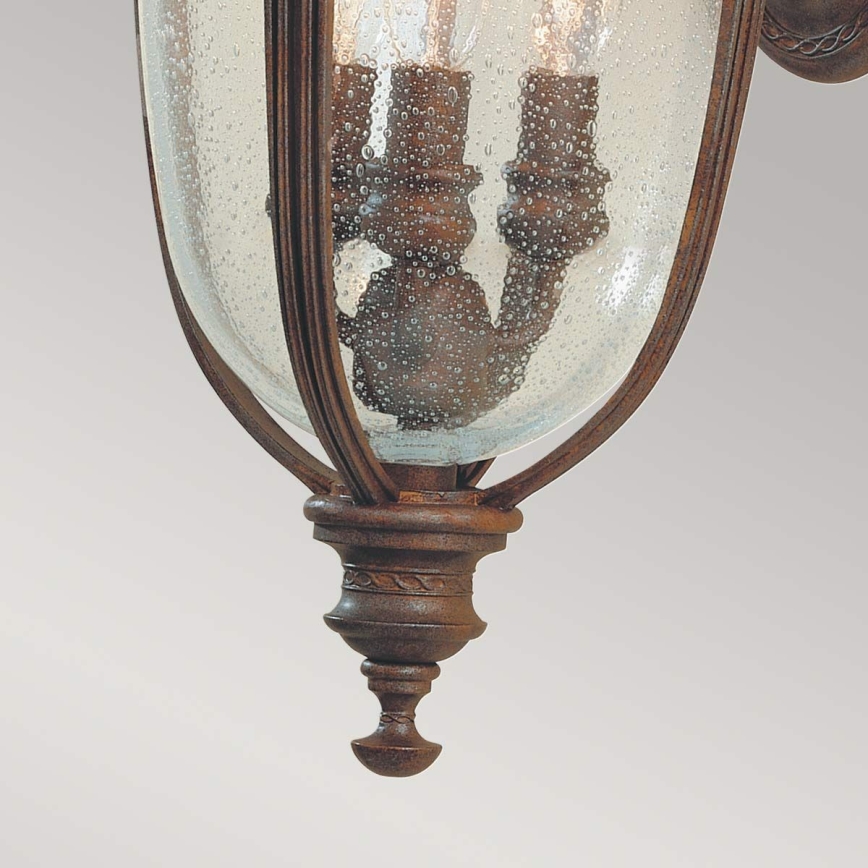 Feiss - Vonkajšie nástenné svietidlo ENGLISH BRIDLE 3xE14/60W/230V IP44