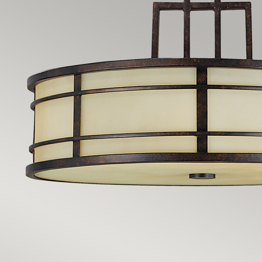 Feiss - Luster na tyči FUSION 3xE27/60W/230V