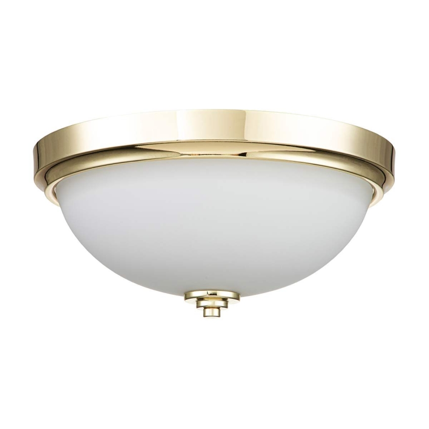 Feiss - Kúpeľňové stropné svietidlo MALIBU 2xE27/60W/230V IP44 zlaté