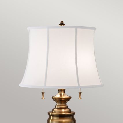 Feiss - Stolná lampa STATEROOM 2xE27/60W/230V mosadz