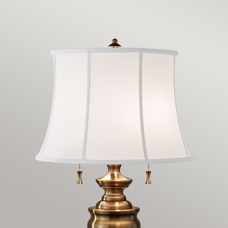 Feiss - Stolná lampa STATEROOM 2xE27/60W/230V mosadz
