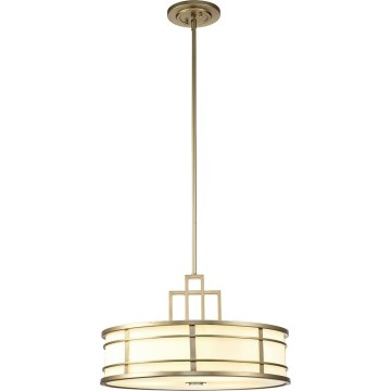 Feiss - Luster na tyči FUSION 3xE27/40W/230V zlatý