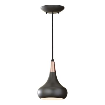 Feiss - Závesné svietidlo BESO na lanku 1×E27/60W/230V, priemer 17,9 cm, čierna/medená