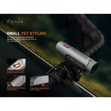 Fenix BC21RV30 - LED Nabíjacie svetlo na bicykel LED/USB IP68 1200 lm 33 h