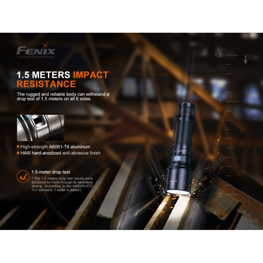 Fenix C7 - stmievateľná dobíjateľná LED baterka LED/1x21700 IP68 3000 lm 68 h