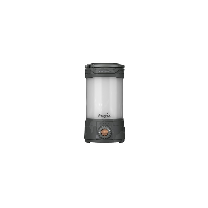 Fenix CL26RPROCAM - LED Stmievateľná prenosná nabíjacia lampa LED/USB IP66 650 lm 408 h 5000 mAh šedá