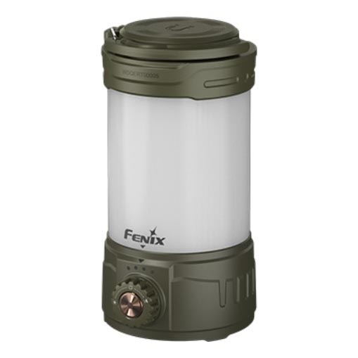 Fenix CL26RPROOLI - LED Stmievateľná prenosná nabíjacia lampa LED/USB IP66 650 lm 408 h 5000 mAh zelená
