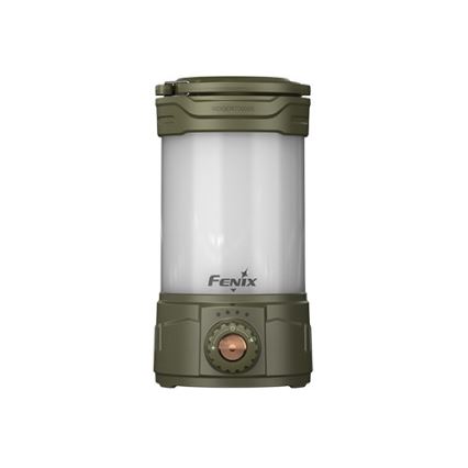 Fenix CL26RPROOLI - LED Stmievateľná prenosná nabíjacia lampa LED/USB IP66 650 lm 408 h 5000 mAh zelená