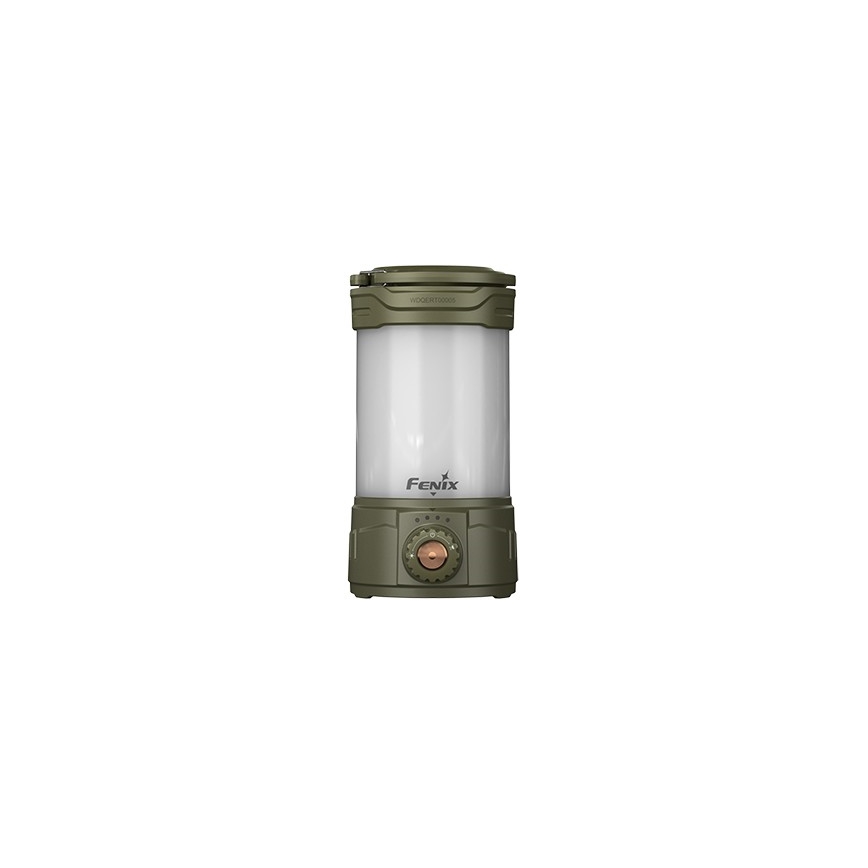 Fenix CL26RPROOLI - LED Stmievateľná prenosná nabíjacia lampa LED/USB IP66 650 lm 408 h 5000 mAh zelená