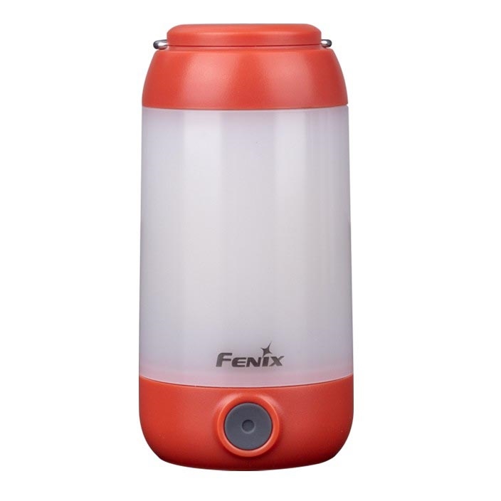Fenix CL26RRED - LED Stmievateľná prenosná nabíjacia lampa LED/USB/2xCR123A IP66 400 lm 400 h 2600 mAh oranžová