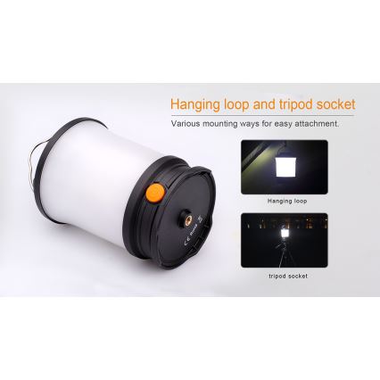 Fenix CL30R - LED Prenosná nabíhacia lampa LED/USB/6xCR123A IPX7 650 lm 300 h 2600 mAh