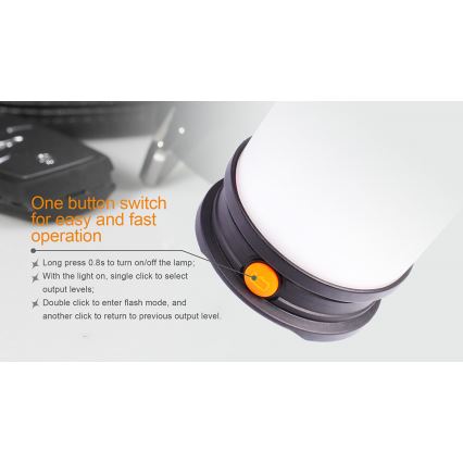 Fenix CL30R - LED Prenosná nabíhacia lampa LED/USB/6xCR123A IPX7 650 lm 300 h 2600 mAh