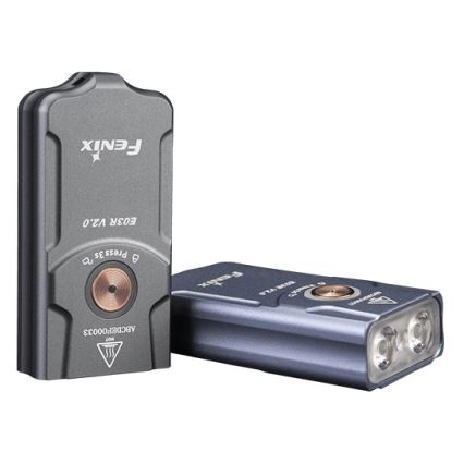Fenix E03RV20GREY - LED nabíjacia baterka LED/USB IP66 500 lm 30 h 400 mAh