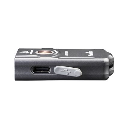 Fenix E03RV20GREY - LED nabíjacia baterka LED/USB IP66 500 lm 30 h 400 mAh