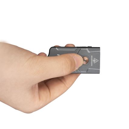 Fenix E03RV20GREY - LED nabíjacia baterka LED/USB IP66 500 lm 30 h 400 mAh