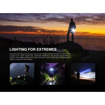 Fenix E05RBLC - LED Nabíjacia baterka LED/USB IP68 400 lm 30 h
