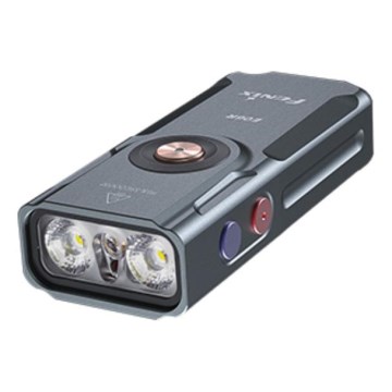 Fenix E06RGRY - LED Stmievateľná nabíjacia baterka LED/USB IP66 700 lm 60 h šedá