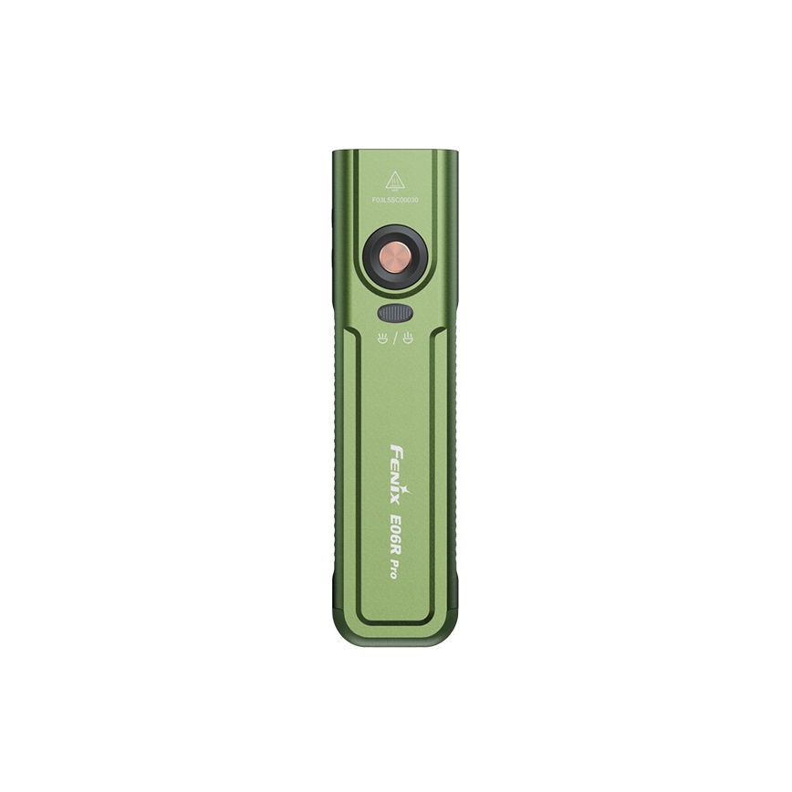 Fenix E06RPROEUOLI - LED stmievateľná nabíjateľná svietilka LED/USB 1650 mAh IP66 1600 lm 111 h zelená