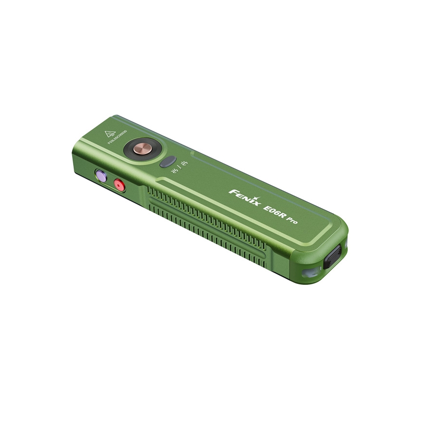 Fenix E06RPROEUOLI - LED stmievateľná nabíjateľná svietilka LED/USB 1650 mAh IP66 1600 lm 111 h zelená