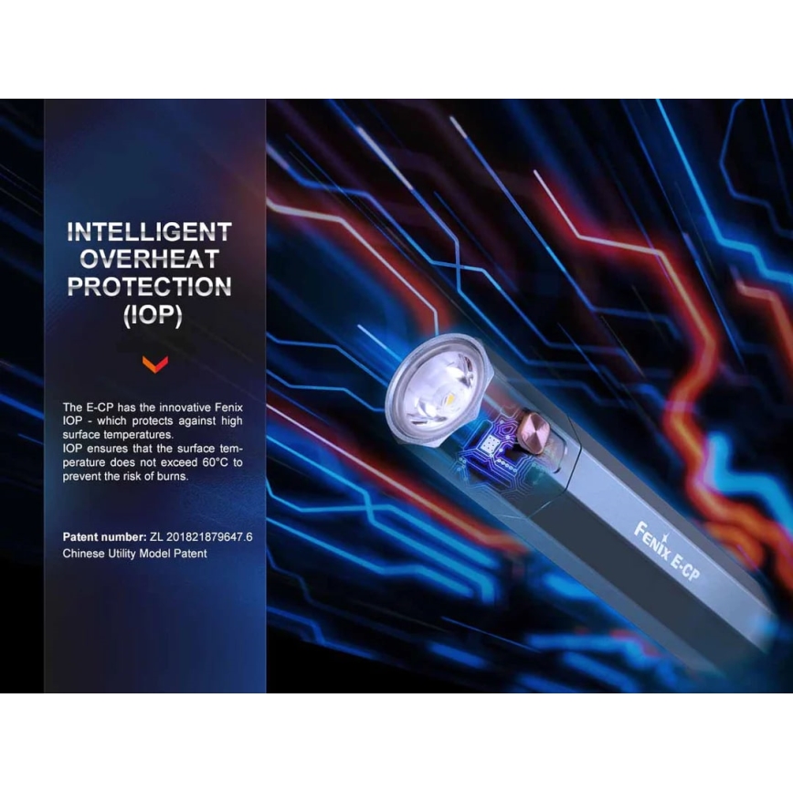Fenix ECPBLUE - LED nabíjacia baterka s powerbankou USB IP68 1600 lm 504 h 5000 mAh modrá