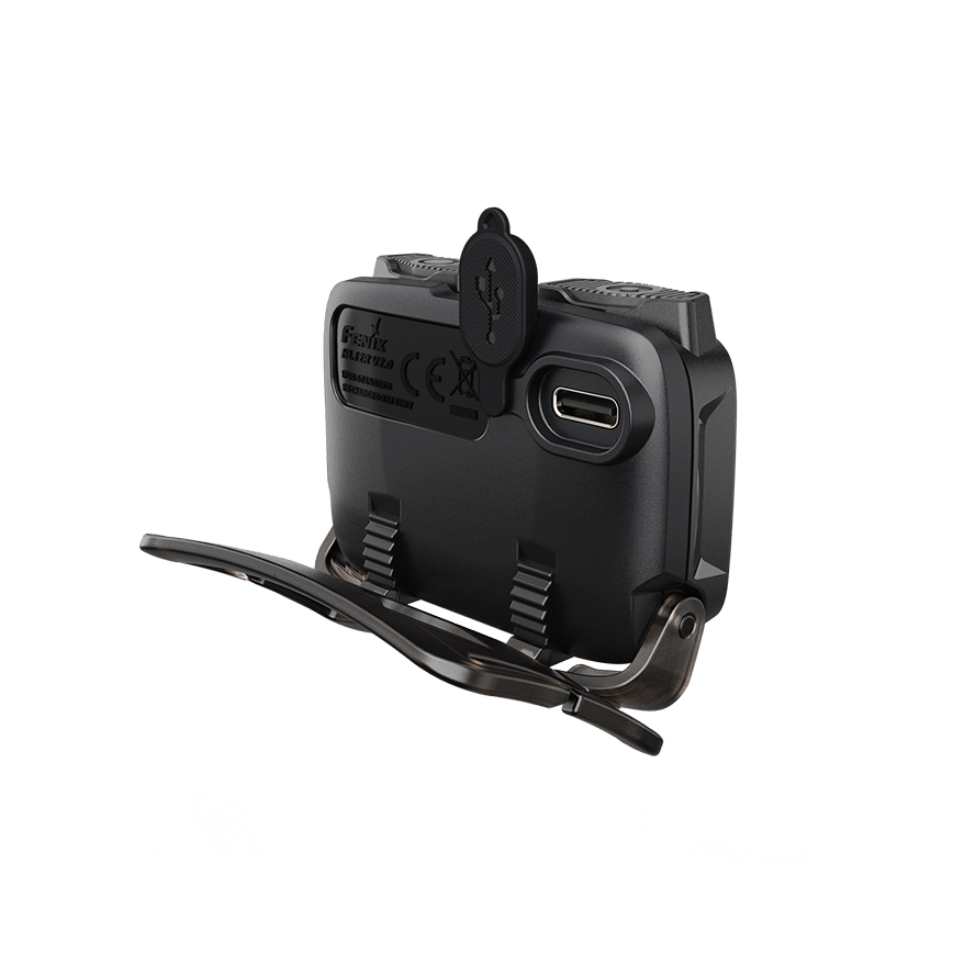 Fenix HL12RV20BLC - stmievaľná dobíjateľná čelovka LED/USB 950 mAh IP66 500 lm 112 h čierna