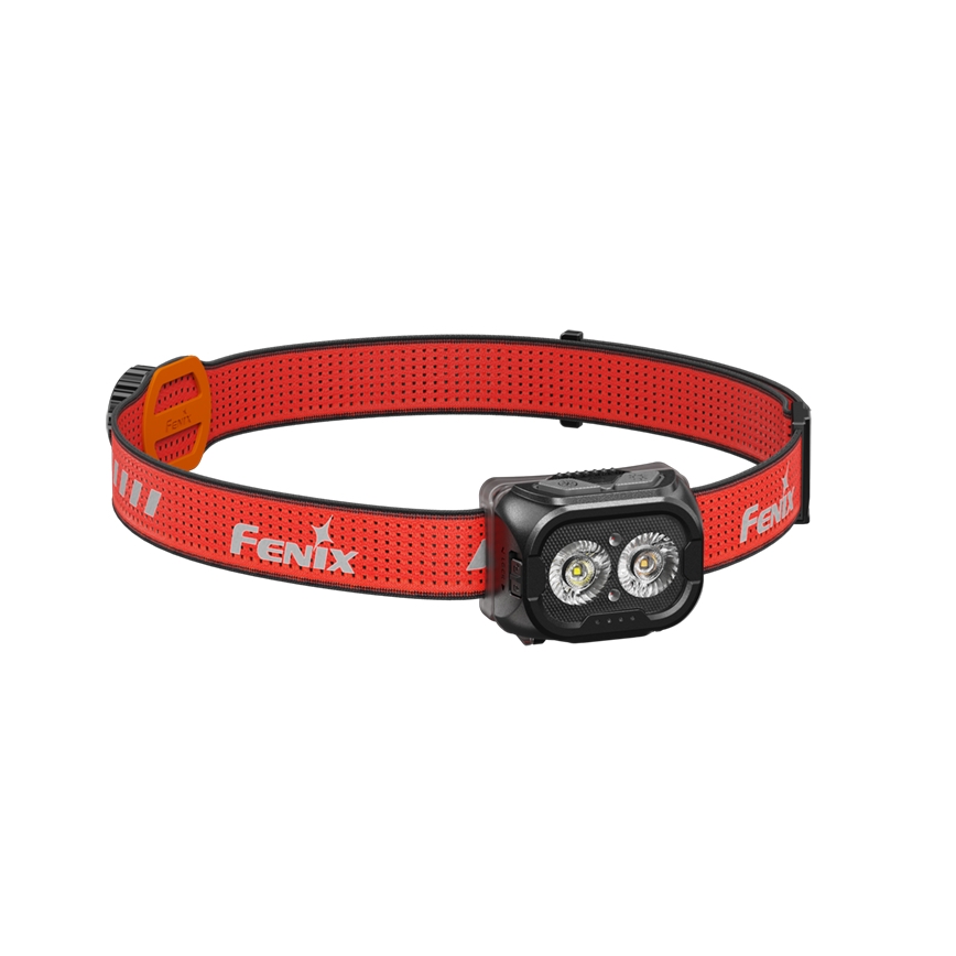 Fenix HL18RTV20BLC - LED Stmievateľná nabíjacia čelovka LED/USB/3xAAA IP66 800 lm 160 h 1900 mAh čierna/oranžová