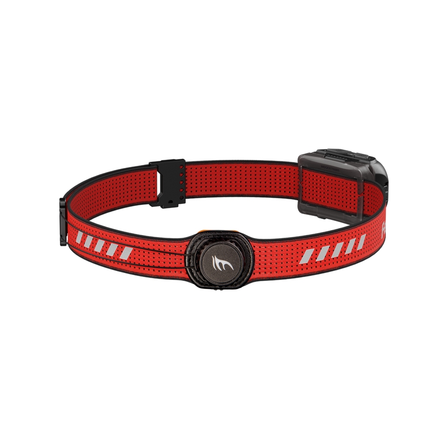 Fenix HL18RTV20BLC - LED Stmievateľná nabíjacia čelovka LED/USB/3xAAA IP66 800 lm 160 h 1900 mAh čierna/oranžová
