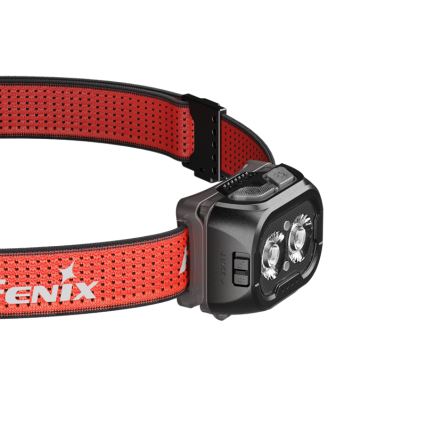 Fenix HL18RTV20BLC - LED Stmievateľná nabíjacia čelovka LED/USB/3xAAA IP66 800 lm 160 h 1900 mAh čierna/oranžová