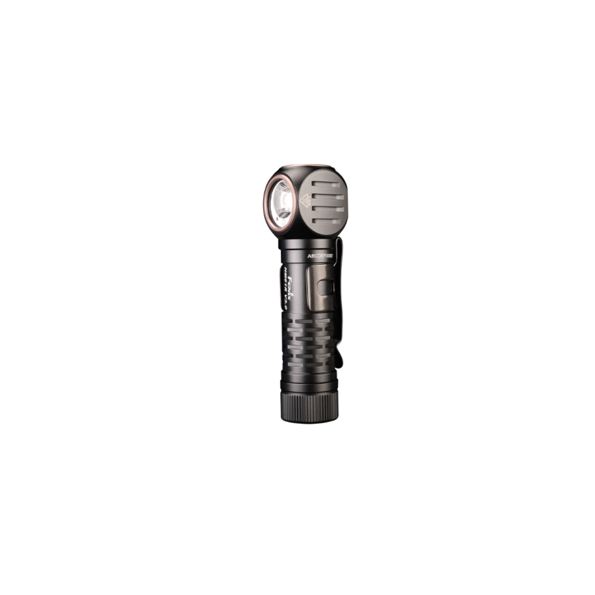 Fenix HM61RV30 - LED stmievateľná nabíjateľná čelovka LED/USB/1xCR123A 4000 mAh IP68 1800 lm 400 h čierna