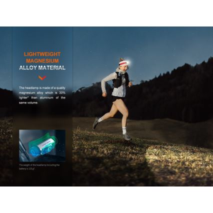 Fenix HM62TMGM - LED Stmievateľná nabíjacia čelovka LED/USB IP68 1200 lm 280 h 3400 mAh