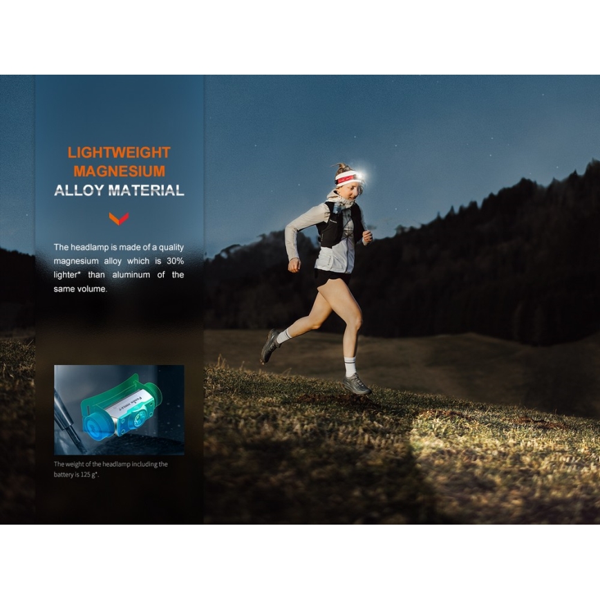 Fenix HM62TMGM - LED Stmievateľná nabíjacia čelovka LED/USB IP68 1200 lm 280 h 3400 mAh