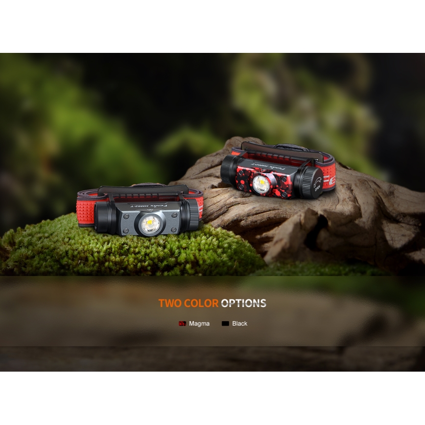 Fenix HM62TMGM - LED Stmievateľná nabíjacia čelovka LED/USB IP68 1200 lm 280 h 3400 mAh
