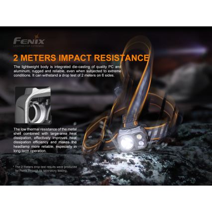 Fenix HP16R1250 - LED Nabíjacia čelovka 3xLED/USB 4xAA IP66 1250 lm 600 h 3000 mAh
