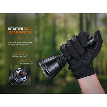 Fenix HT18R - LED Stmievateľná nabíjacia baterka LED/1x21700 IP68 2800 lm 42 h 5000 mAh