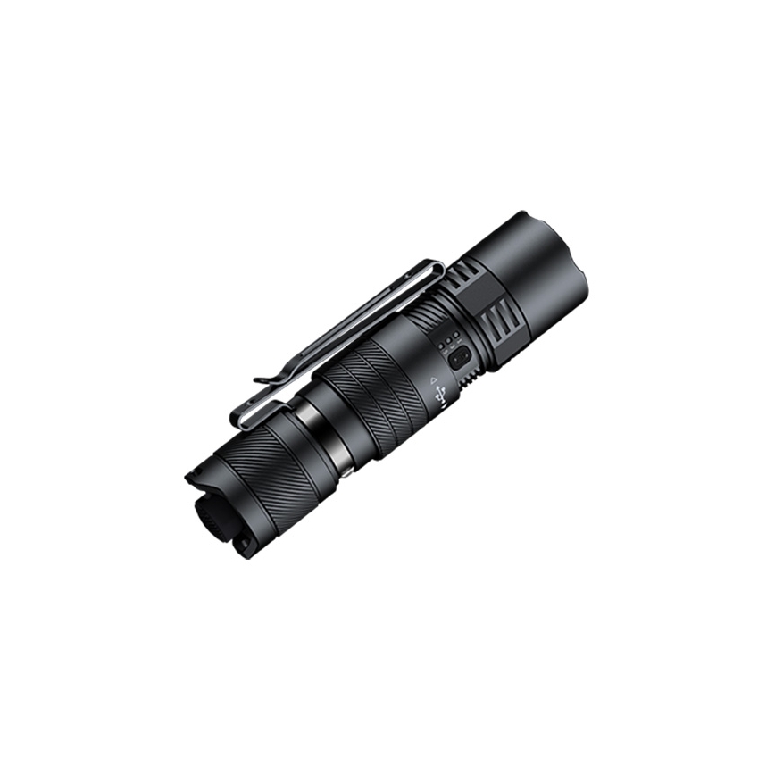 Fenix PD26RACE - Stmievateľná dobíjateľná LED baterka LED/USB 1600 mAh IP68 1300 lm 556 h čierna