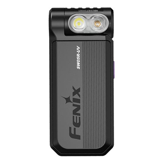 Fenix SW05RUVBLC - LED Stmievateľná nabíjacia baterka LED/USB IPX6 150 lm 49 h 700 mAh čierna