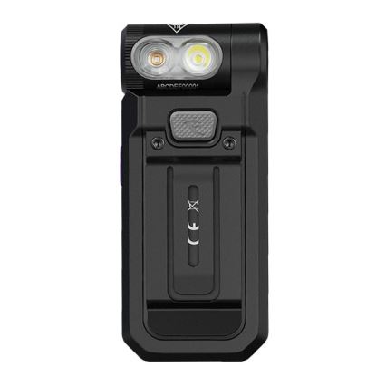 Fenix SW05RUVBLC - LED Stmievateľná nabíjacia baterka LED/USB IPX6 150 lm 49 h 700 mAh čierna