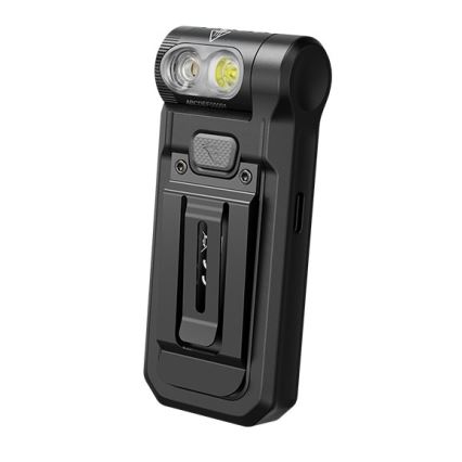 Fenix SW05RUVBLC - LED Stmievateľná nabíjacia baterka LED/USB IPX6 150 lm 49 h 700 mAh čierna