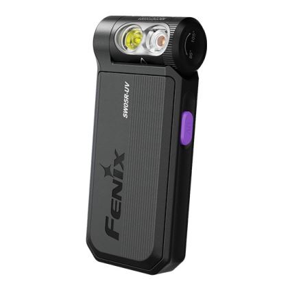 Fenix SW05RUVBLC - LED Stmievateľná nabíjacia baterka LED/USB IPX6 150 lm 49 h 700 mAh čierna