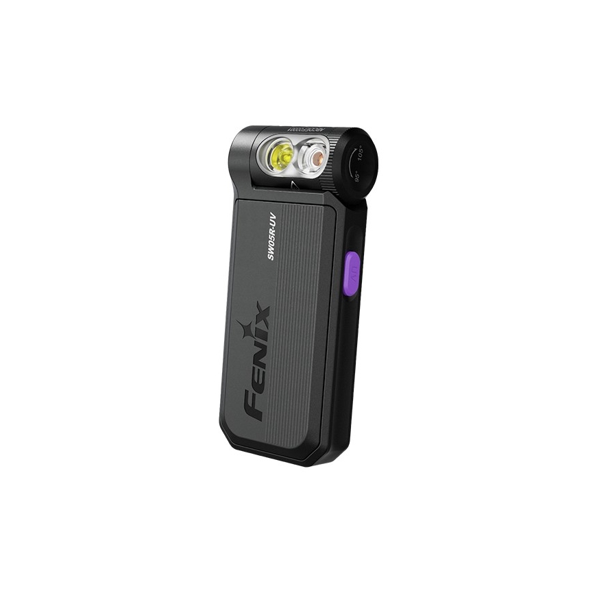 Fenix SW05RUVBLC - LED Stmievateľná nabíjacia baterka LED/USB IPX6 150 lm 49 h 700 mAh čierna