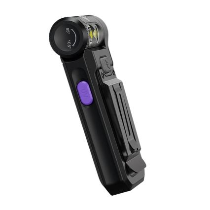 Fenix SW05RUVBLC - LED Stmievateľná nabíjacia baterka LED/USB IPX6 150 lm 49 h 700 mAh čierna