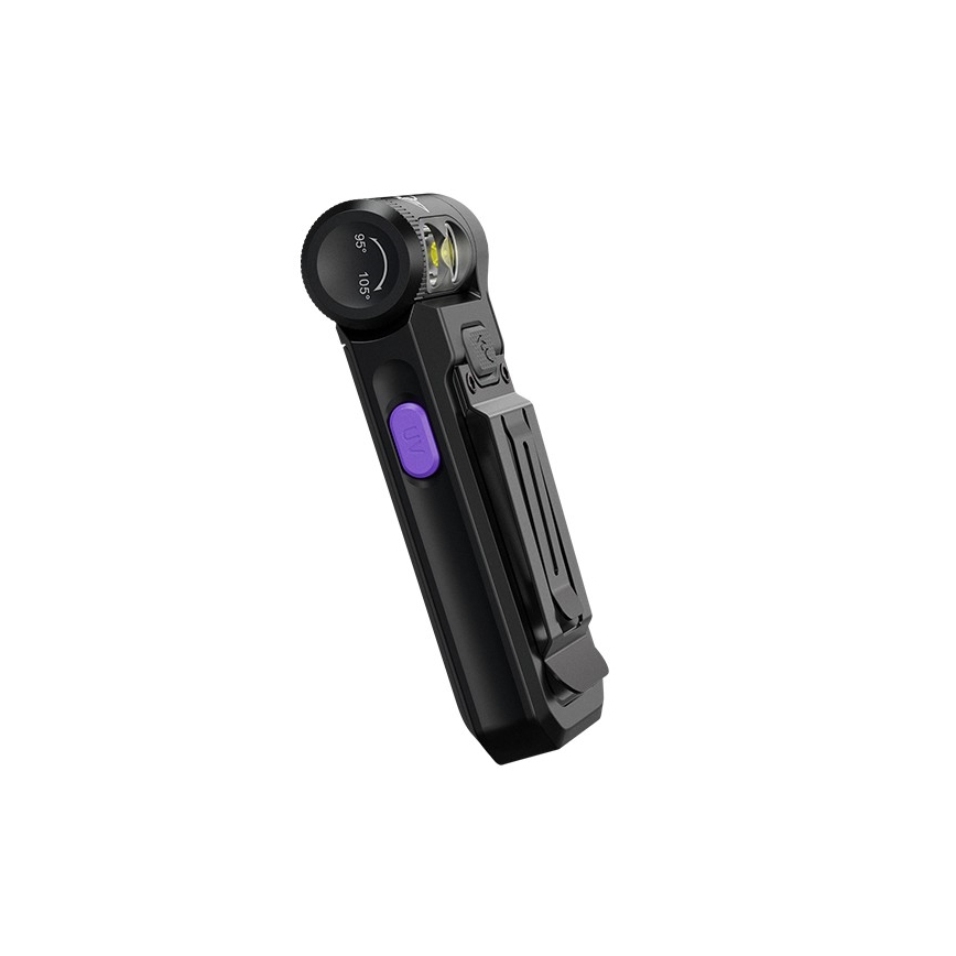 Fenix SW05RUVBLC - LED Stmievateľná nabíjacia baterka LED/USB IPX6 150 lm 49 h 700 mAh čierna